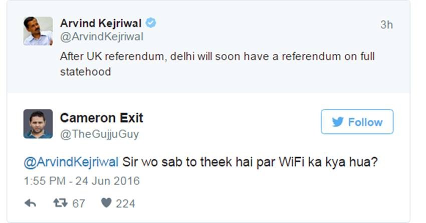 arvind kejriwal on brexit, arvind kejriwal referendum