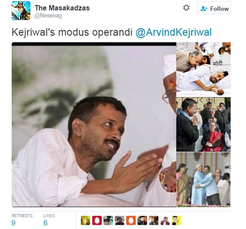 arvind kejriwal, attacks, pm modi