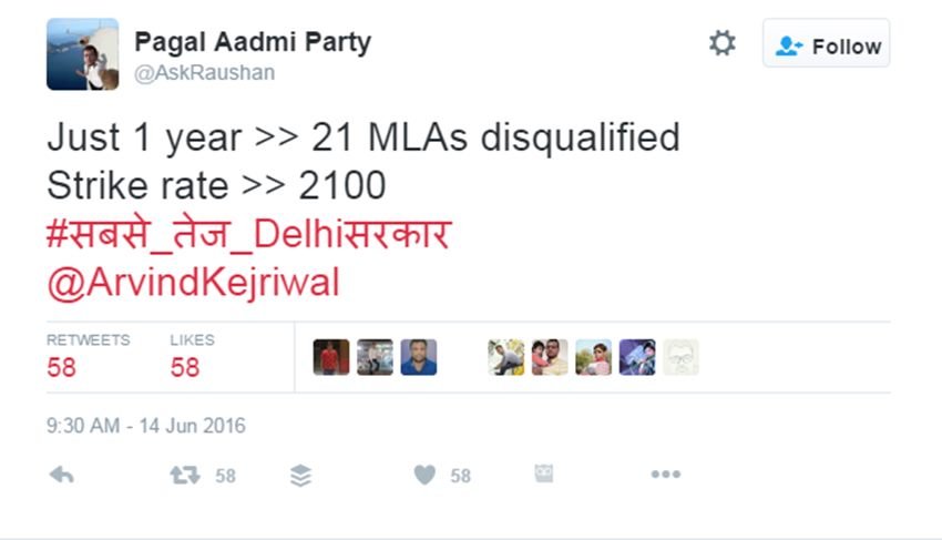 arvind kejriwal, AAP, kejriwal news, narendra modi, kejriwal vs modi, aam aadmi party, delhi government, twitter mock kejriwal, 21 AAP MLA, post of benefit, parliamentarian secretary, kejriwal attack modi