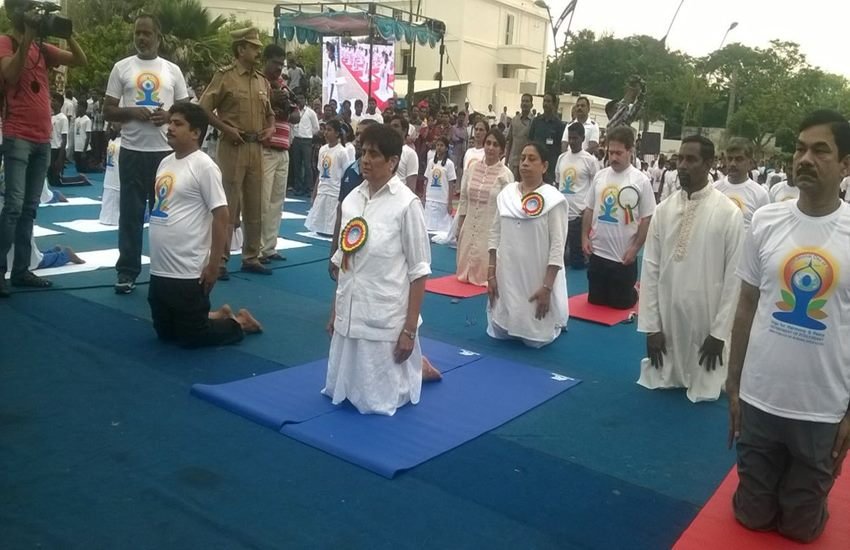 international yoga day, international yoga day live, international yoga day 2016, Narendra Modi Yoga, international yoga day 2016 chandigarh, international yoga day chandigarh live, international yoga day, international yoga day modi, yoga day 2016, yoga day, yoga day modi, yoga day 21 June, yoga day date, yoga day preparations, world yoga day 2016, world yoga day, chandigarh news, yoga day pictures, yoga day photos, yoga day, amit shah yoga, bipasha basu yoga, vasundhara raje yoga