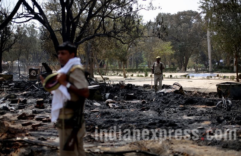 mathura clashes, clashes mathura, mathura protest, mathura news, mathura pictures, mathura clashes pictures, mathura clashes live, mathura live news, mathura clashes news, india news, latest news