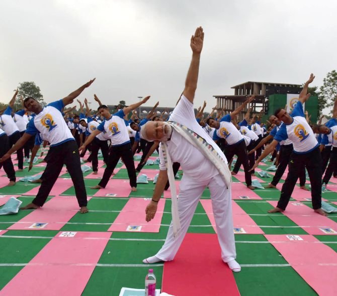 International yoga day, yoga day, pm modi, yoga