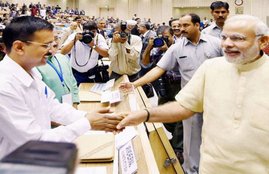 AAP, BJP, BJP vs AAP, arvind kejriwal, delhi, narendra modi, Sambit Patra, Election Commission, AAP, sanjay singh, ashutosh, raghav chaddha, parliamentary secretary post, delhi news, kejriwal news