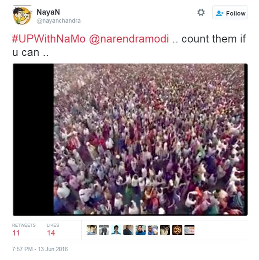 narendra modi, modi rally, modi in up, modi in allahabad, bjp, national executive meeting, up polls 2017, up bjp, modi allahabad rally, modi rally twitter reaction, pm modi rally