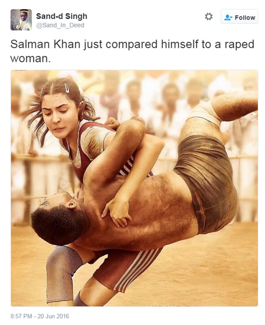 Salman Khan, spotboye.com, Salman's statement on raped woman, Sultan, Salman raped woman statement, salman khan sultan, salman khan controversy, salman khan troll, salman khan twitter reaction