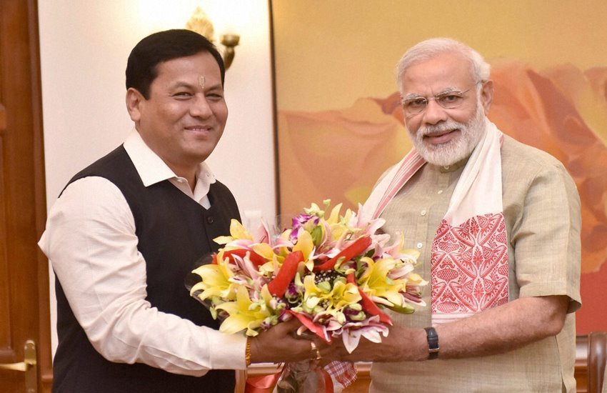 sarbananda sonowal, assam sarbananda sonowal, sarbananda sonowal latest news, sarbananda sonowal meet narendra modi, sonowal meet modi