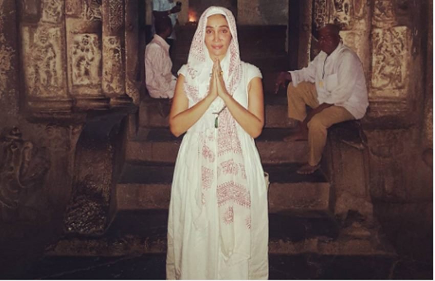 Sofia Hayat, Sofia Hayat shiva, nun sofia, moded turned nun, Kailash temple, Shiva, Lord Shiva, aurangabad, sofia hayat news Sofia Hayat, Sofia Hayat shiva, nun sofia, moded turned nun, Kailash temple, Shiva, Lord Shiva, aurangabad, sofia hayat news