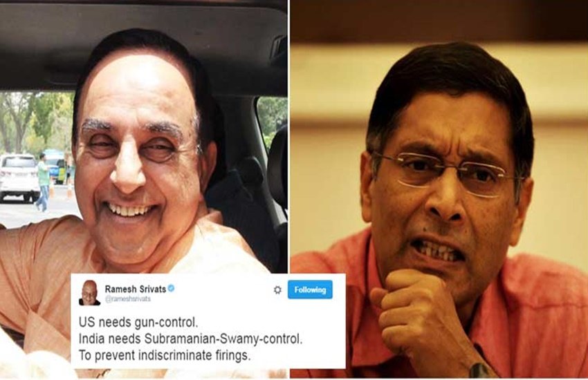 Subramanian Swamy, Arvind Subramanian, RBI