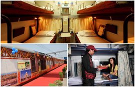 tiger express, tiger express train, tiger express train india, tiger express pics, tiger express photos, tiger express interior, tiger express interior pics, tiger express interior photos, latest train in india, wildlife tour train, best train interior pics