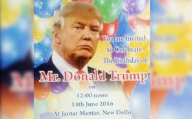 Hindu Sena, Donald Trump, Donald Trump birthday, Jantar Mantar, hindu sena donald trump, muslim, hindu sena news