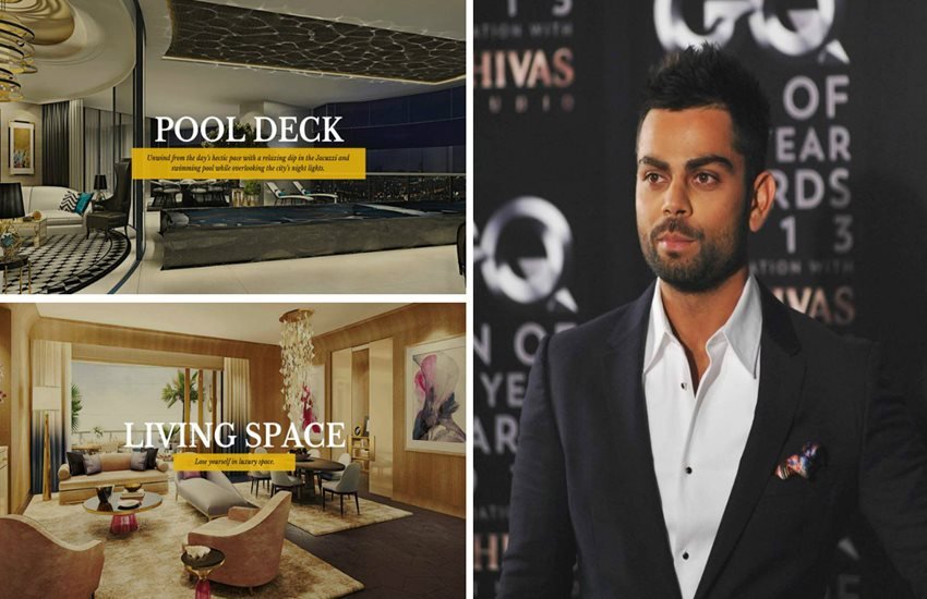 virat kohli, virat kohli house, virat kohli apartment