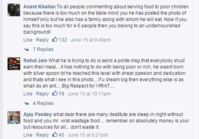 virat kohli, virat kohli facebook, virat kohli dinner, virat kohli anushka, virat kohli team india, virat kohli trolled, cricket news