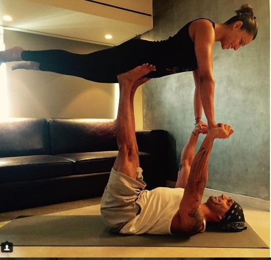 yoga day, #yogaday, international yoga day, yoga day, bipasha basu, karan singh grover, bipasha yoga day, bollowood yoga day, karan bipasha, bipasha karan pics, bipasha karan yoga day, international yoga day celebration, international yoga day news, entertainment news