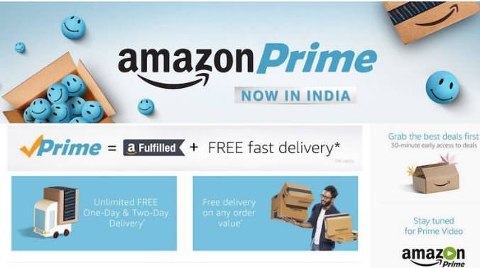 Amazon ने भारत के 100 शहरों में लॉन्च की प्राइम सर्विस, 1 दिन में होगी प्रोडक्ट की डिलवरी