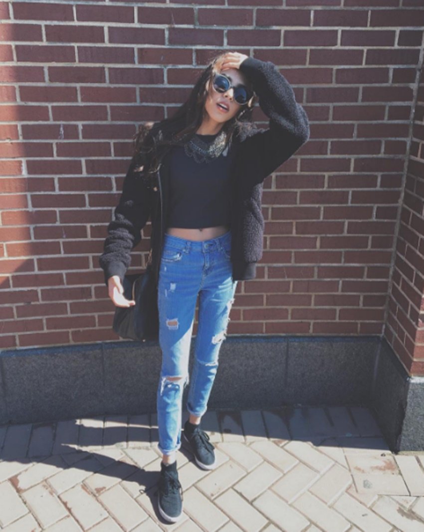 aaliyah kashyap, anurag kashyap, anurag kashyap daughter, aaliyah in new york, anurag kashyap nyc, bollywood teenager, star kids, aaliyah anurag holidays, anurag kashyap wife, aaliyah kashyap photos, aaliyah kashyap hot images