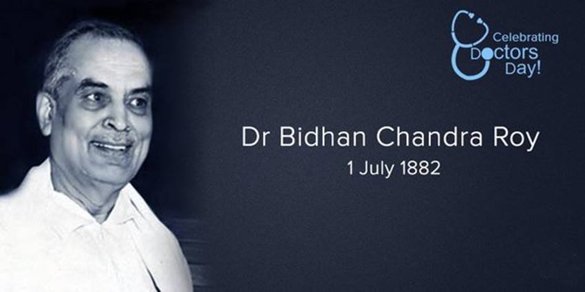 महान फिजिशियन डॉ. बिधान चंद्र रॉय पं. बंगाल के दूसरे मुख्यमंत्री भी थे। उन्हें उनकी दूरदर्शी नेतृत्व के लिए पं. बंगाल राज्य का आर्किटेक्ट भी कहा जाता था। 1 जुलाई 1882 को बिहार के पटना में रॉय अपनी डॉक्टरी की डिग्री कलकत्ता से पूरी की।