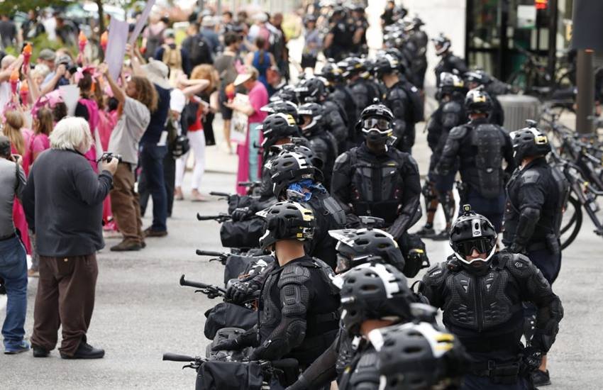 Cleveland, Republican Convention, Protesters vs Police, Cleveland Protest, Republican Protest