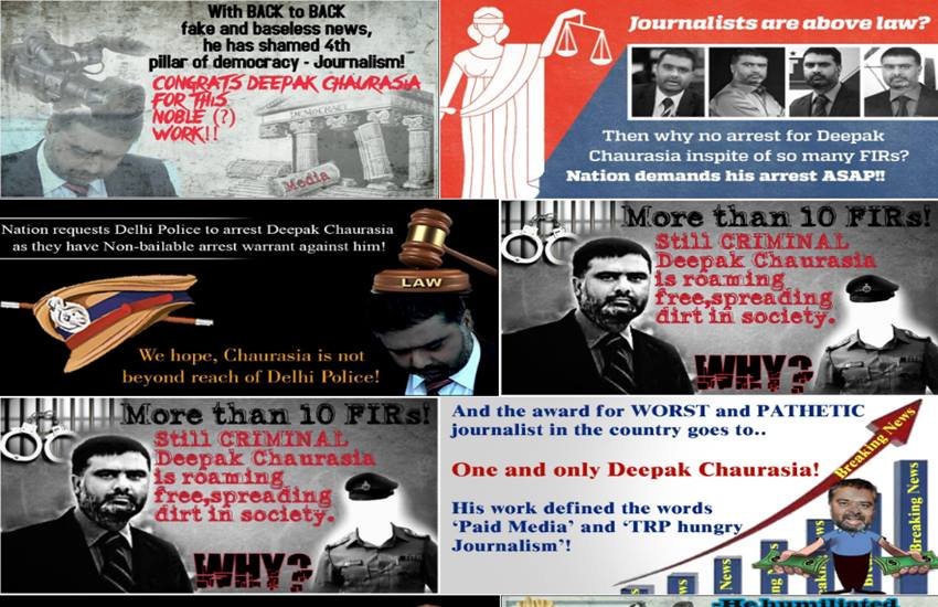 Deepak Chaurasia, Deepak Chaurasia India TV, Chaurasia Journalist, Asaram Bapu Case, Asaram Sexual Assault Case, Deepak Chaurasia FIR, Arrest Chaurasia, Paid News, Electronic Media, Journalism, Biased News, Twitter Trends, Twitter Trolls, Social media, Hindi News, Jansatta
