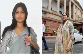 Dimple Yadav, Misa Bharti, Meenaxi lekhi, Poonam Mahajan, Supriya Sule, Harsimrat kaur Badal, Women MP, Parliament, Monsoon Session, Central Hall, Mulayam Singh Yadav, Akhilesh Yadav, Lalu Prasad Yadav, Parliament In India, Hindi News, Jansatta