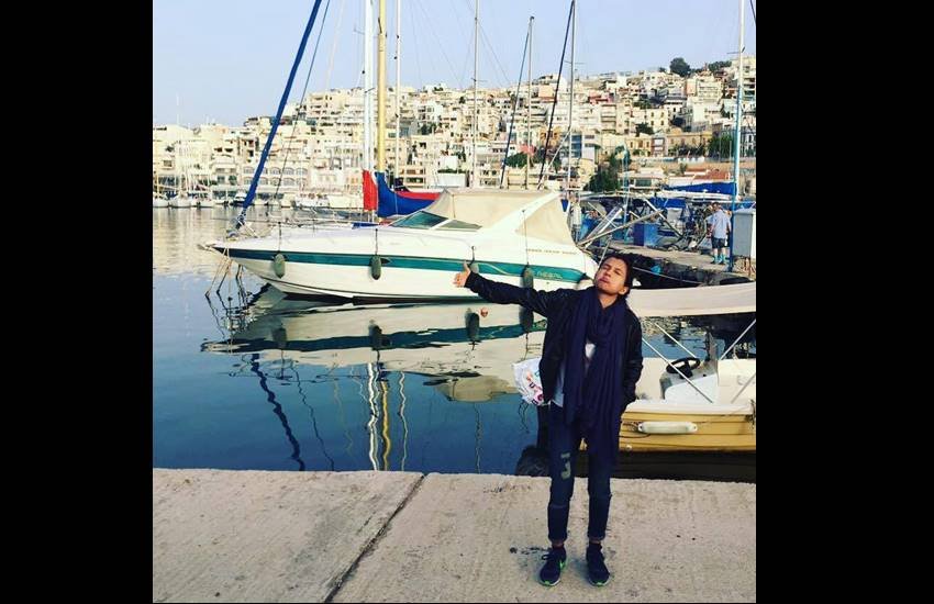 Huma Mobin, Arsalaan Sever Butt, couple, honeymoon, pakistani couple, pakistani wife, honeymoon to Greece, Greece Embassy, visa, trip, honeymoon without husband, honeymoon pictures,