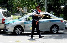 kazakhstan, capital astana, attack, police post office, police officers, civilians killed