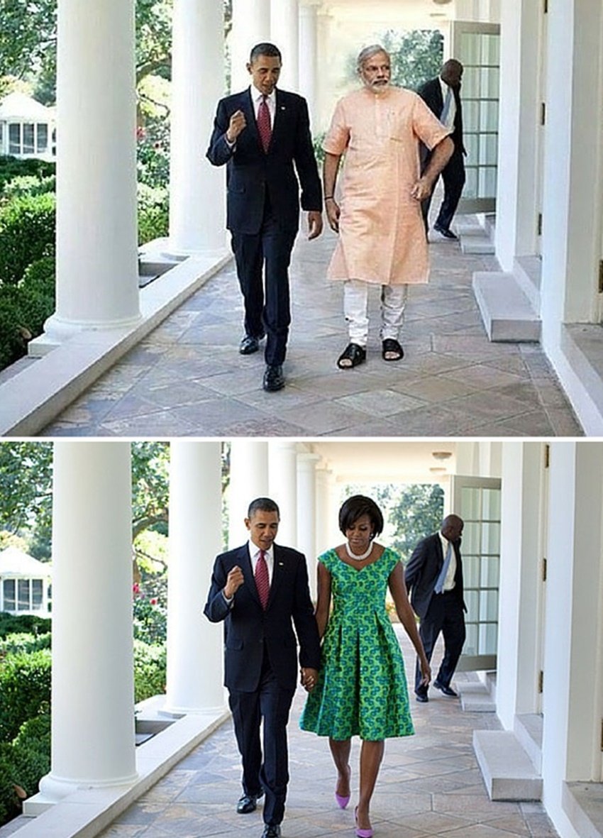 Narendra Modi, Narendra modi pics, PM Modi, PM Modi pics, modi photoshop, modi photoshopped pic, modi photoshopped images, Narendra Modi sweeping photos, Narendra Modi social media photos, Modi viral photos, Modi viral pics, modi photoshop facebook, modi facebook photos, Photoshopped BJP, photoshop, PM Modi Photoshopped pictures, PM Modi Photoshopped pics