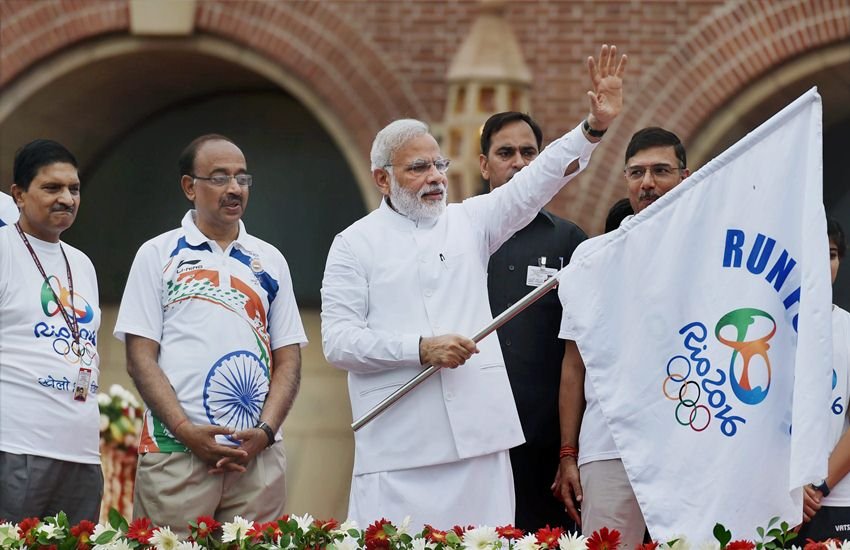 Run For Rio, Narendra Modi, Narendra Modi Rio, Narendra Modi Olympics, Narendra Modi news, Narendra Modi latest news