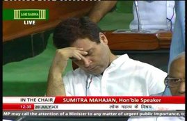 rahul gandhi sleeping, rahul gandhi lok sabha sleeping, sleeping rahul gandhi, rahul gandhi dalits, dalits gujarat, dalits gujarat violence, india news, hindi news, jansatta