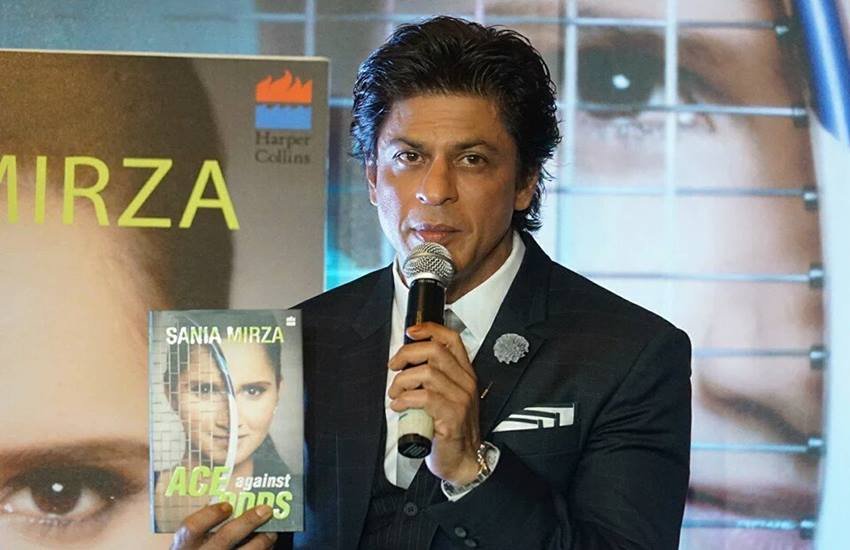Shahrukh Khan, Sania Mirza, Sania Mirza utobiography, Ace Against Odds, SRK, Sania Mirza Book, SRK Sania, Photos, Celeb, Tennis Star, Sania Tennis, Sports, Glamour, Entertainment News, Twitter, Jansatta