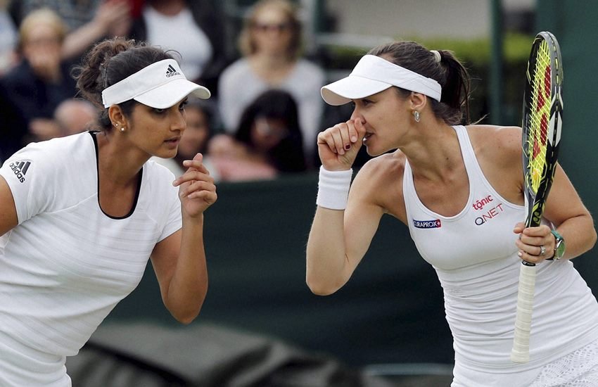 Sania Mirza Martina Hingis, Wimbledon Quarter Finals, Sania Martina News, Sania Mirza News, Martina Hingis News