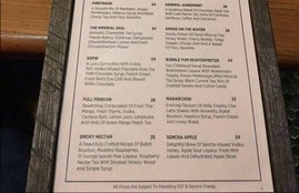 madarchod cocktail, madarchod meaning, madarchod cocktail equilibrium, equilibrium restaurant singapore, equilibrium restaurant, The menu of Equilibrium, The menu of singapore restaurant,