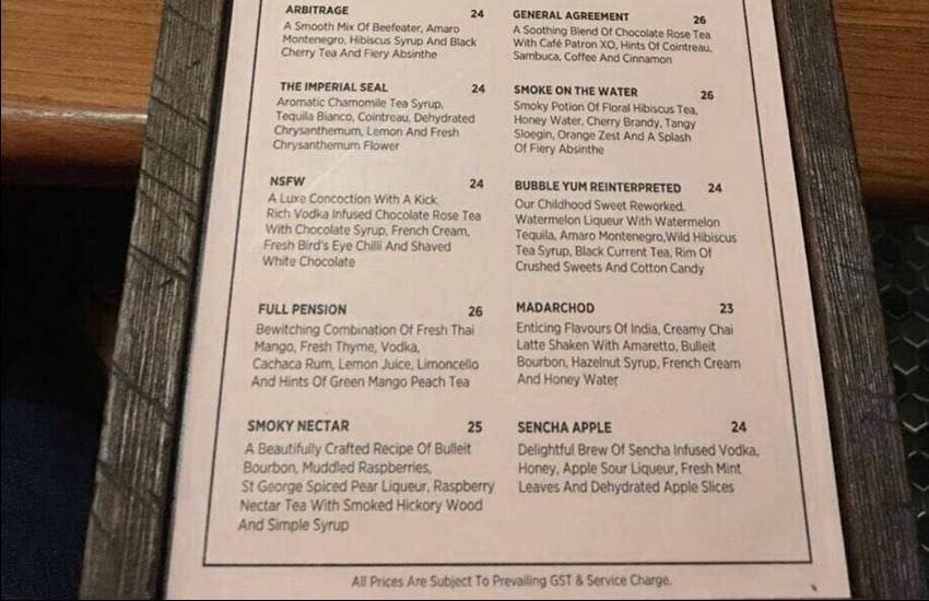 madarchod cocktail, madarchod meaning, madarchod cocktail equilibrium, equilibrium restaurant singapore, equilibrium restaurant, The menu of Equilibrium, The menu of singapore restaurant,