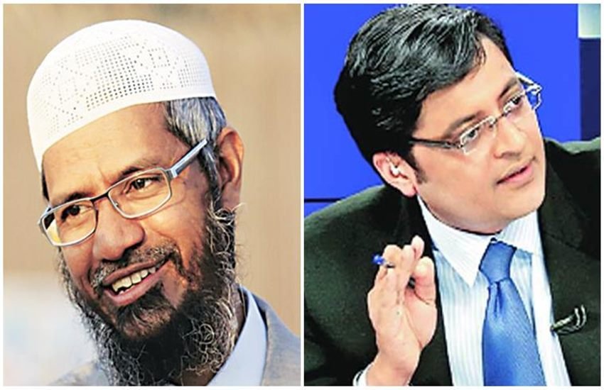 Zakir Naik, Arnab Goswami, Zakir naik arnab goswami, zakir naik defamation suit, arnab goswami defamation suit, arnab 500 crore defamation, india news