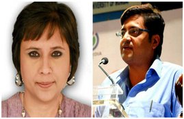 burkha dutt, arnab goswami, times now, newshour, kashmir protest, burhan vani, news in hindi