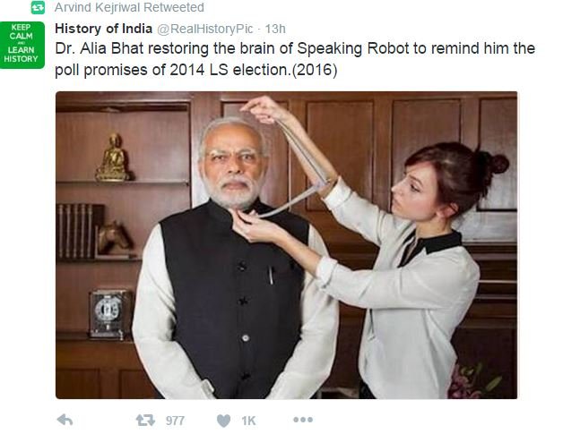 Arvind Kejriwal,narendra modi, tweet