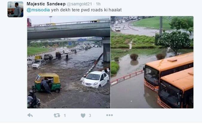 Manish Sisodia, gurugram traffic jam