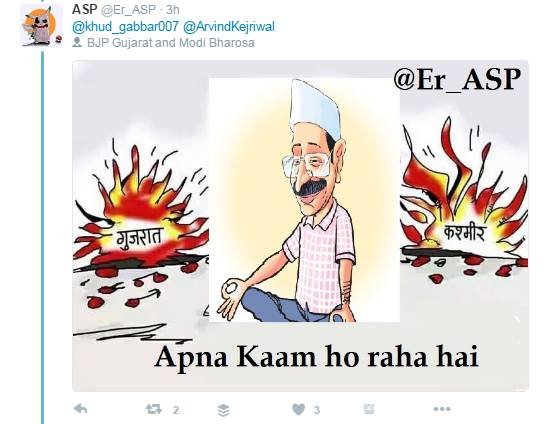 Arvind kejriwal, modi, cartoon