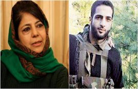 burhan Wani, Mehbooba Mufti