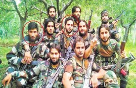 burhan wani, burhan wani death, Hizbul Mujahideen, kashmir terrorism, Burhan Muzaffar Wani, Khalid Muzaffar Wani, jammu kashmir, kashmir militancy, burhan wani news