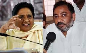BJP नेता की मायावती पर अभद्र टिप्पणी 
