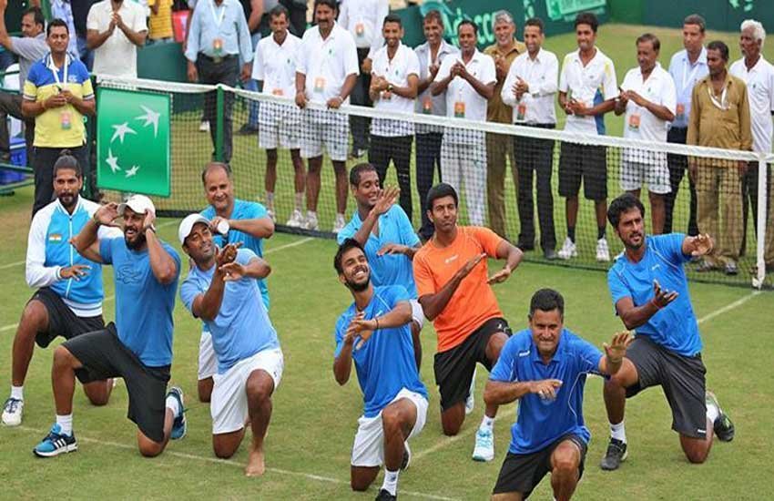Davis Cup, Davis Cup India win, Davis Cup India celebrations, Davis Cup photos, Davis Cup pictures, Davis Cup wallpapers, Davis Cup India vs South Korea, India vs South Korea, Rohan Bopanna, Leander Paes, Tennis, photos