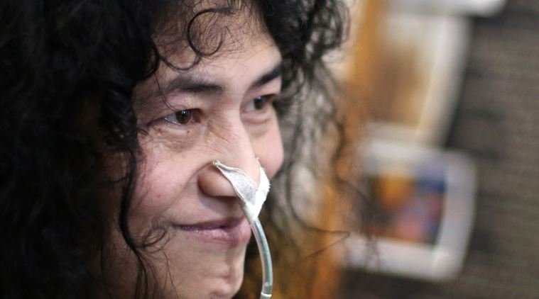 "Irom Sharmila, Irom Sharmila fast, Irom sharmila manipur,AFSPA, AFSPA manipur, Irom sharmila AFSPA, civil rights activist, Civil rights activists Irom Sharmila, Irom Sharmila breaks fast, irom sharmila afspa repeal, Irom sharmila manipur elections, manipur news, india news