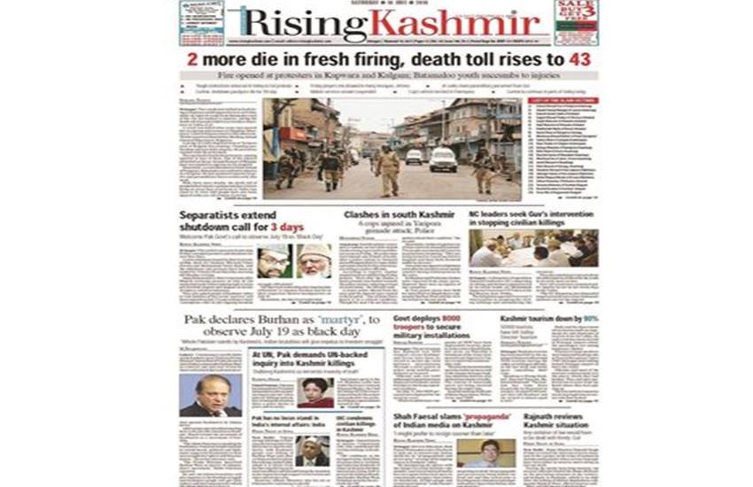 kashmir, kashmir attack, kashmir newspaper