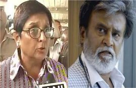 kiran bedi, rajnikanth, kiran bedi puducherry
