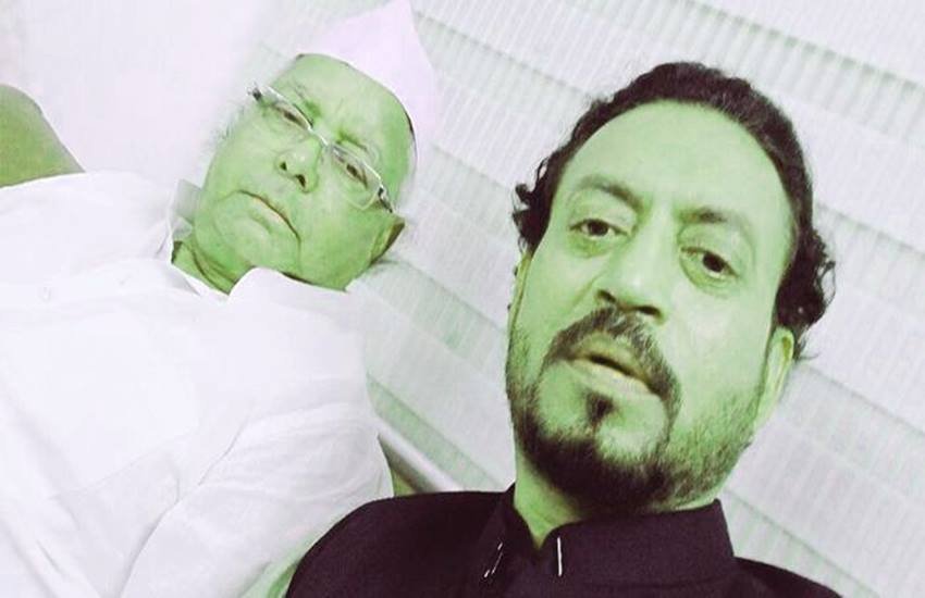फिल्म मदारी के प्रचार के सिलसिले में लालू से मिले इरफान 