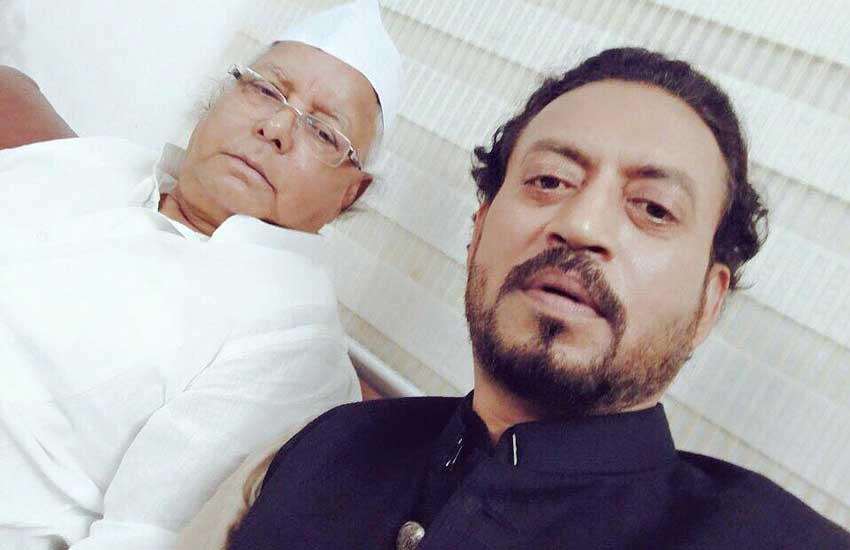 madari, madari promotion, lalu prasad yadav, irrfan, irrfan khan, irrfan in patna, bollywood news