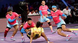 Pro Kabaddi League (PKL): Jaipur Pink Panthers vs Puneri Paltan: पल्टन ने बनाई हल्की बढ़त
