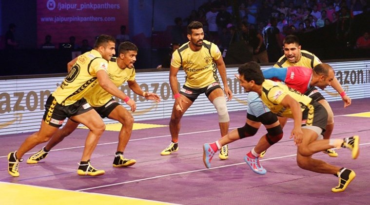 Pro Kabaddi Season 4, Pro Kabaddi Season 4 live video, Pro Kabaddi Season 4 live score, Kabaddi live score, kabaddi live streaming, Telugu Titans vs Jaipur Pink Panthers, Sports