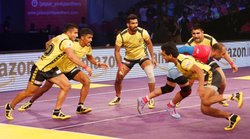 Kabaddi, season 4, Telugu Titans vs Jaipur Pink Panthers: