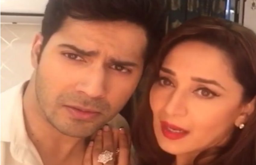 माधुरी दीक्षित और वरुण धवन